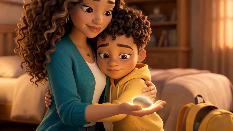 Mom hugging LJ